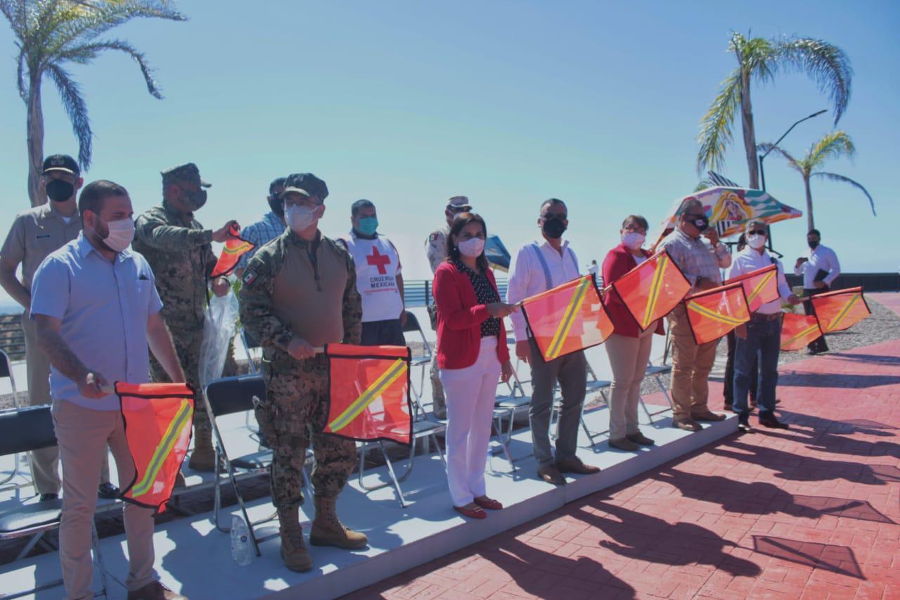 Alcaldesa de Guaymas da banderazo a operativo Semana Santa 2021