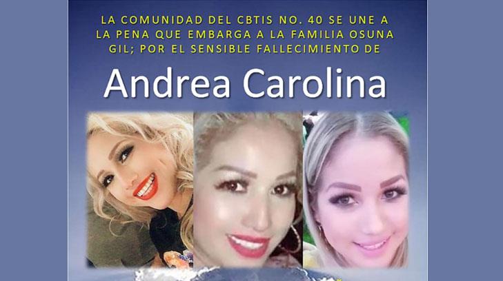 Siempre te recordaremos; Cbtis donde laboraba Andrea Carolina lamenta su fallecimiento