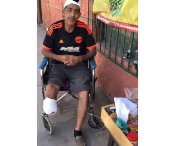 La diabetes no perdona: Don Francisco vende dulces para pagar una prótesis