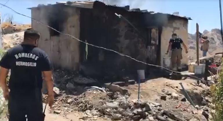 Bomberos sofocan incendio en vivienda de la colonia El Ranchito