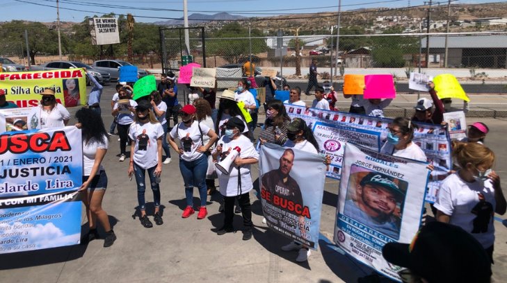 VIDEO | Familiares de desaparecidos se manifiestan en calles de Nogales