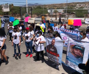 VIDEO | Familiares de desaparecidos se manifiestan en calles de Nogales