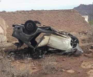Hombre muere calcinado tras trágico accidente en el camino a San José de Guaymas