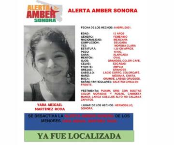 Tras horas de angustia, localizan con vida a Yara Abigail, desaparecida en Hermosillo