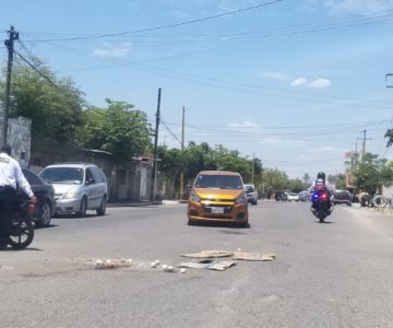 Atropella a un motociclista y huye del lugar en Navojoa