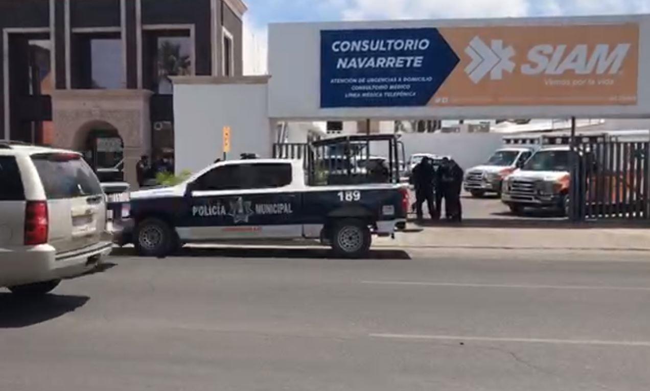 VIDEO - Balean a hombre en empresa de ambulancias