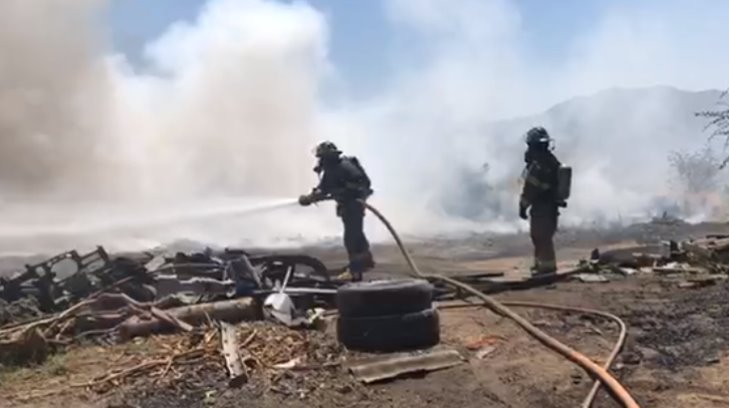 VIDEO | Incendio en El Tazajal provoca gran movilización de Bomberos
