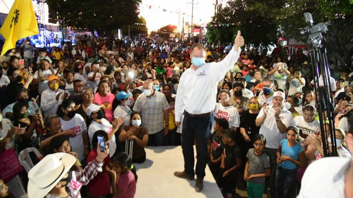 Borrego Gándara inicia su cierre de campaña en Etchojoa