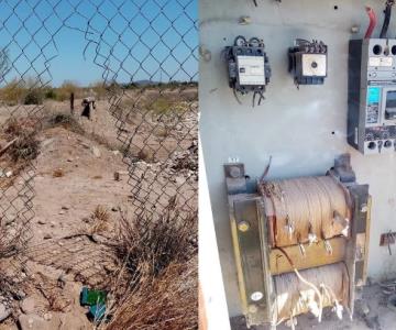 En horas, roban cableado eléctrico a tres planteles de Nogales