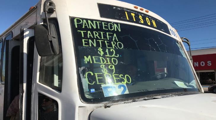 Usuarios se quejan del aumento en la tarifa de la ruta Guaymas Norte