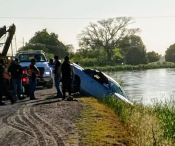 Canal Bajo en Ciudad Obregón cobra dos vidas tras accidente automovilístico