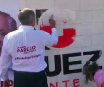 Candidatos se pelean por bardas para colocar su publicidad electoral