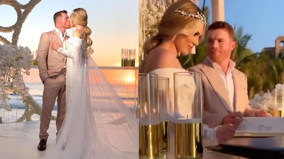 Así fue la espectacular boda del ‘Canelo’ Álvarez y Fernanda Gómez