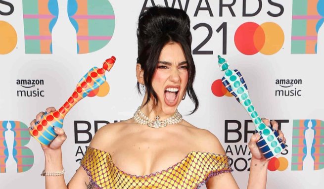 Dua Lipa es la ganadora absoluta en los premios Brit 2021