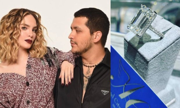 ¿Cuánto costó el anillo que entregó Christian Nodal a Belinda?