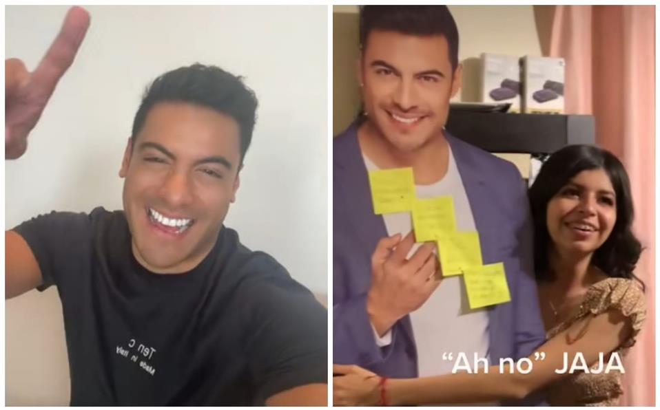 Joven sorprende a su novia con anuncio de Carlos Rivera y el cantante reacciona