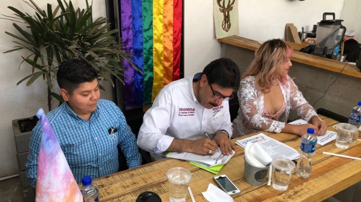 Coalición Mexicana LGBTTTIQ+ se reúne con candidatos de Nogales