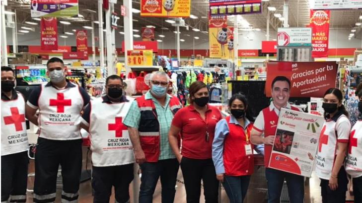 Cruz Roja de Guaymas arranca campaña de donativos a través de supermercado