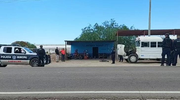 La muerte pisó Empalme; ejecutan a un joven afuera de una llantera