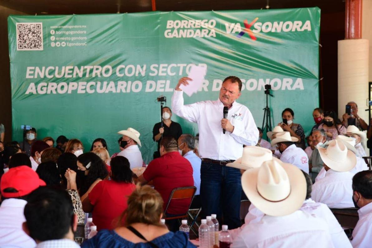 Defenderá el “Borrego” Gándara el campo sonorense de la “ceguera” regional