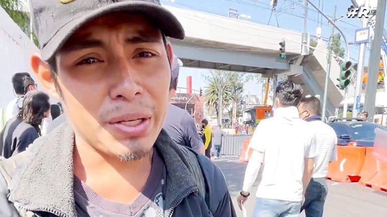 Miguel dormía bajo la Línea 12, se hizo viral y así lo buscaron para ayudarle