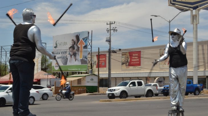 Los plateados llegaron a Hermosillo para sacar sonrisas en las calles