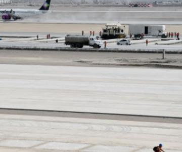 AMLO presume avances en la construcción del Aeropuerto