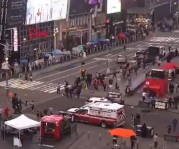 Mujer y niño resultan heridos tras tiroteo en Times Square