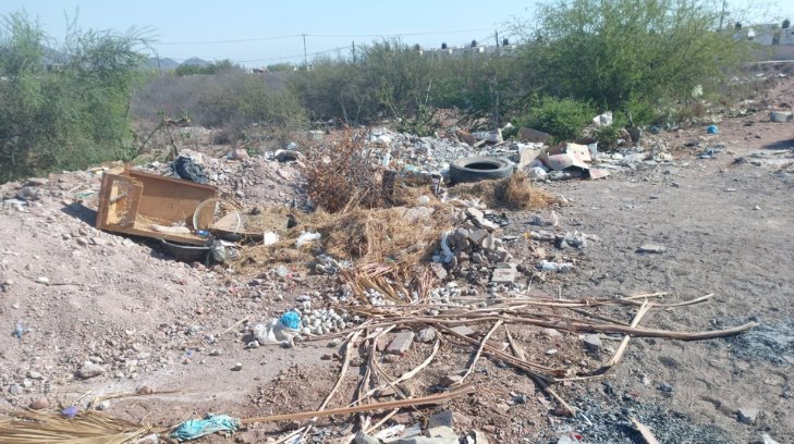 Guaymas Norte tiene más de 6 años batallando con un basurero clandestino