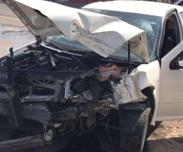 VIDEO - Aparatoso choque carambola en la Balderrama deja cuatro vehículos con grandes pérdidas