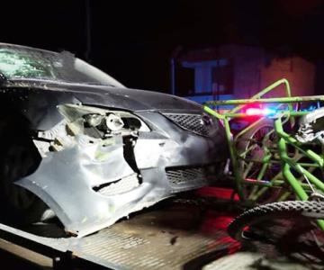 Menor a exceso de velocidad al volante arrolla a madre e hijo en Ciudad Obregón