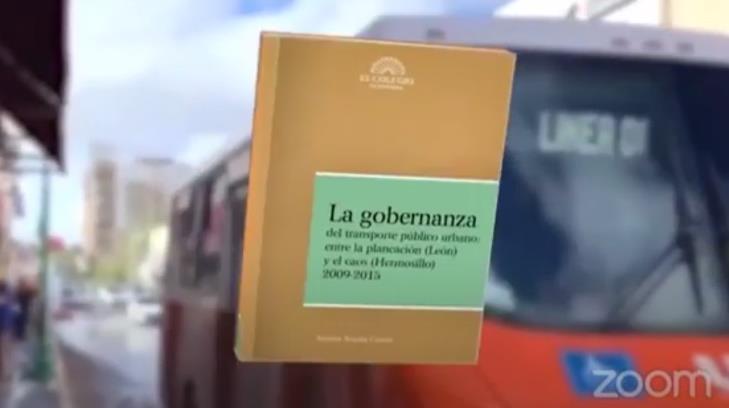 Presentan libro sobre gobernanza y transporte público