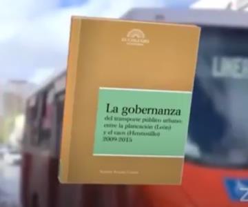 Presentan libro sobre gobernanza y transporte público