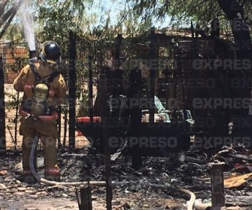 VIDEO | Incendio provocado quema casa de la invasión Guayacán