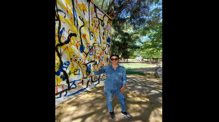 Judith sigue aportando arte al Parque Madero