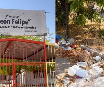 Reportan un Jardín de niños abandonado en Las Granjas