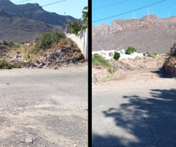 ¡Por fin! Limpian la basura de un arroyo del sector Guaymas Norte