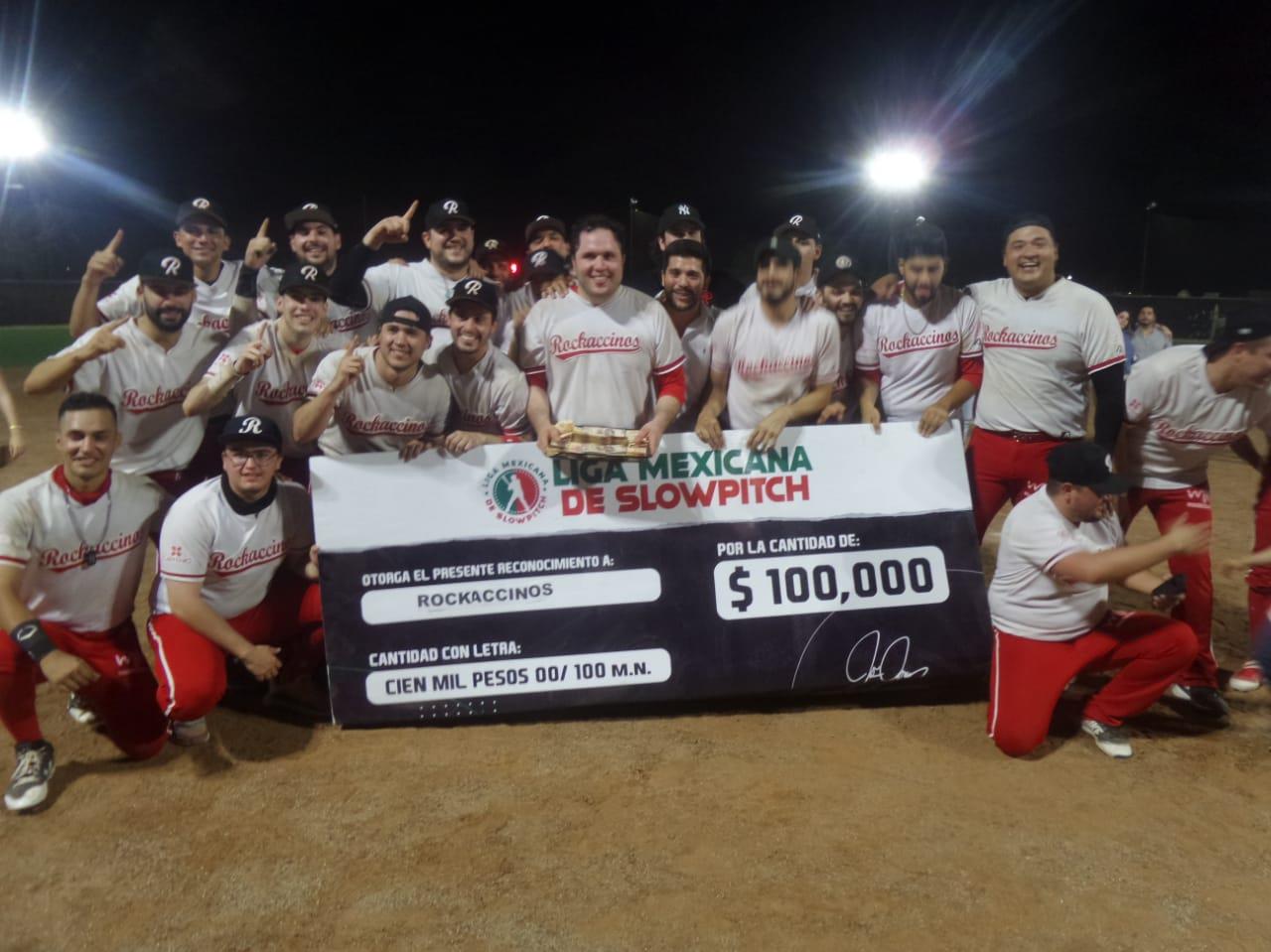 ¡Campeones! Rockaccinos se llevan la Liga Mexicana de Slowpitch