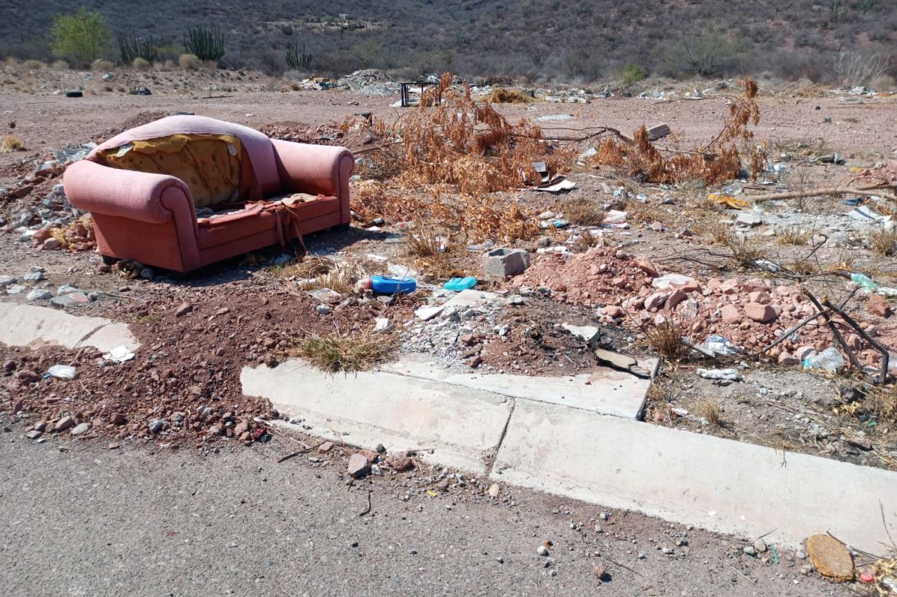Otro: denuncian basurero clandestino en Guaymas