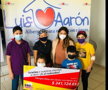 Tienda de conveniencia dona 300 mil pesos a albergue para niños con cáncer en Hillo