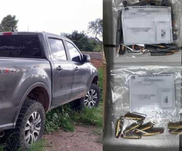 Recuperan vehículos robados y armamento en Magdalena