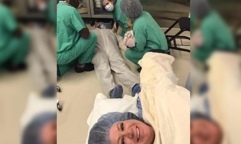 Equipo médico deja de atender a mujer en pleno parto por ayudar al papá desmayado