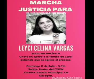 Colectivos de Ciudad Obregón se suman a exigir justicia por Leicy