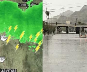 ¿A qué horas iniciará la lluvia este día en Hermosillo?