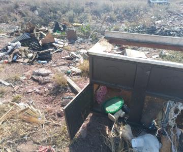 ¡Otro! Reportan basurero clandestino en Guaymas