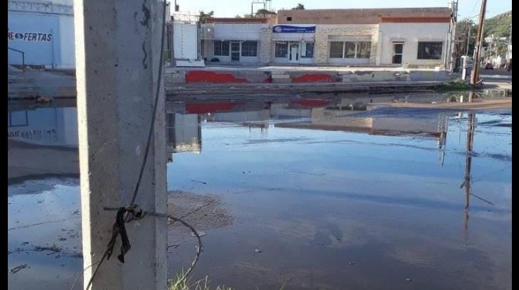 Un asqueroso olor invade al puerto de Guaymas: el drenaje colapsó en toda la ciudad