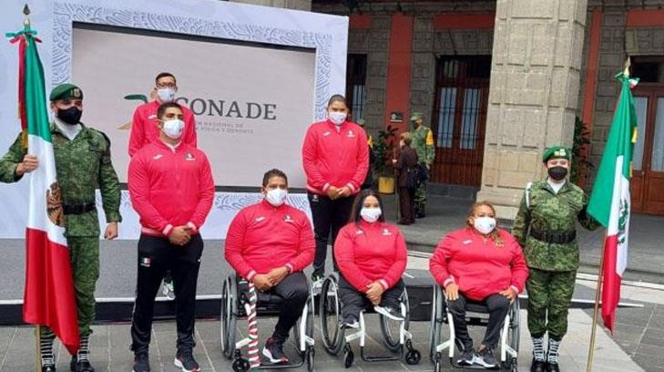 Abanderan a Delegación Mexicana que participará en los Paralímpicos