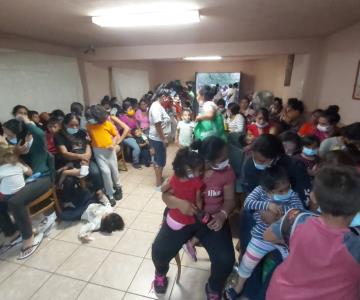 ¿Cuántos migrantes recibe al día el albergue San Juan Bosco?