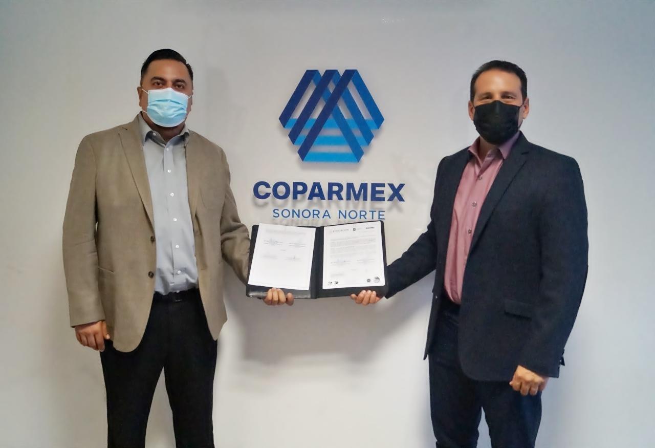 Coparmex e ITSC firman convenio de colaboración