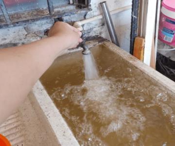 Comunidades rurales de Sinaloa denuncian agua turbia; autoridades dicen que es segura